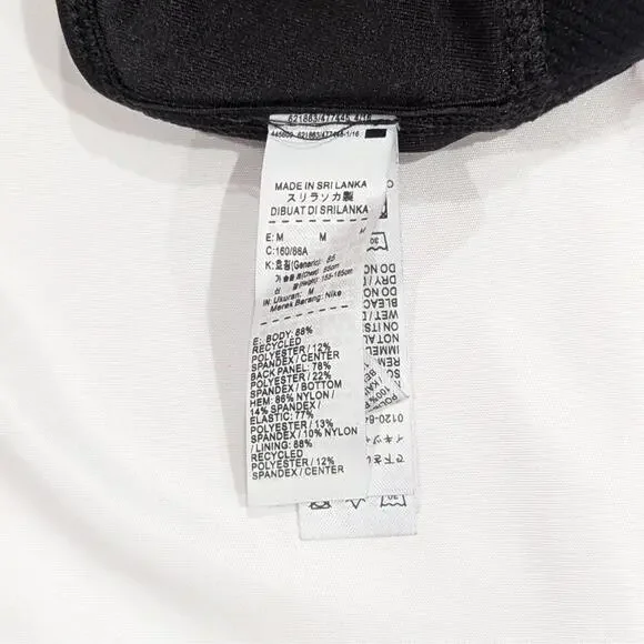 Nike Pro Classic Padded Sports Bra Black Size M - Picture 6 of 6